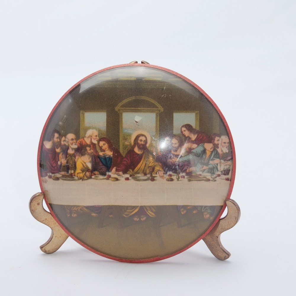 Vintage The Last Supper Religious Wall Plaque Christian Art